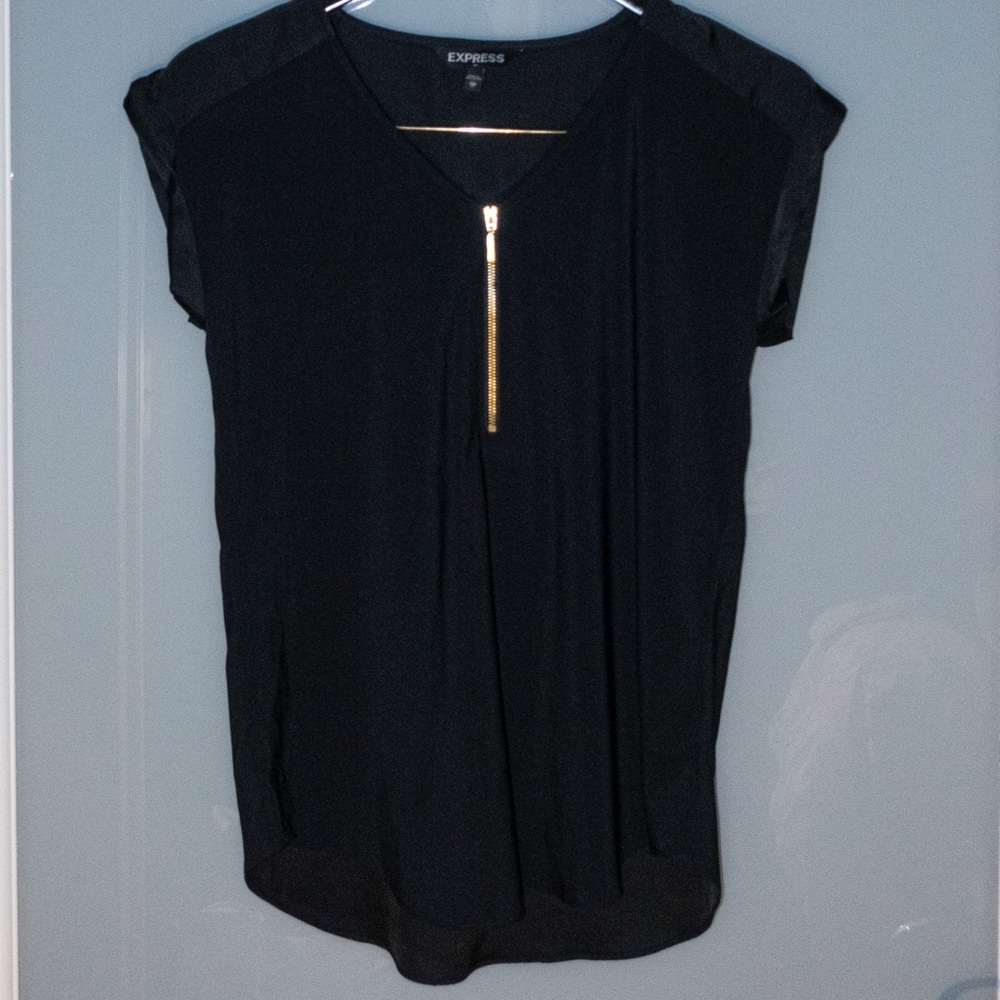 Black Blouse Tee